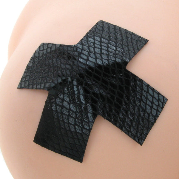 Classic Black X Pasties (2 pair)