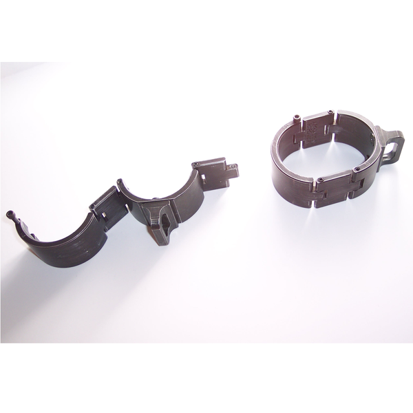 Brushed Black Aluminum Slave Cuffs, image 4