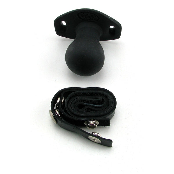 Black Silicone Beginner Ball Gag, image 3