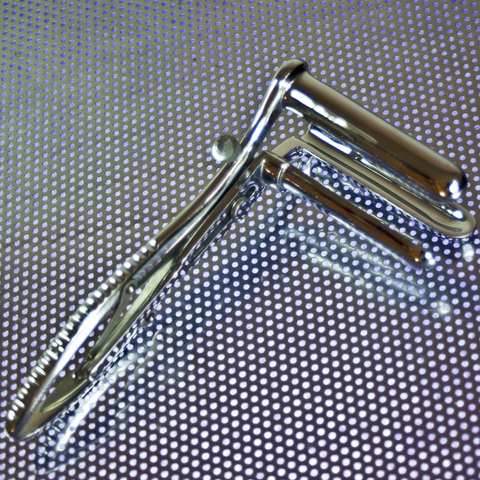 3-Prong Chrome Plated Brass Medical Anal Speculum
